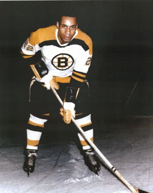 The Jackie Robinson of Ice Hockey,
First African American in the NHL