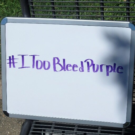 ITooBleedPurple's profile picture. Creating the conversation of micro aggression that is on campus and encouraging a healthy and educational way to destroy the myths that separate us.