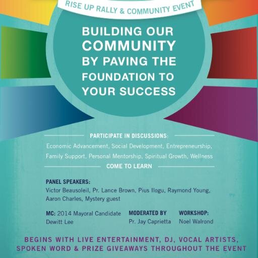 RISE_ABOVE_NOW's profile picture. Not-for-profit organization dedicated to helping individuals and communities RISE ABOVE life obstacles. We provide  workshops, resources and consultations.