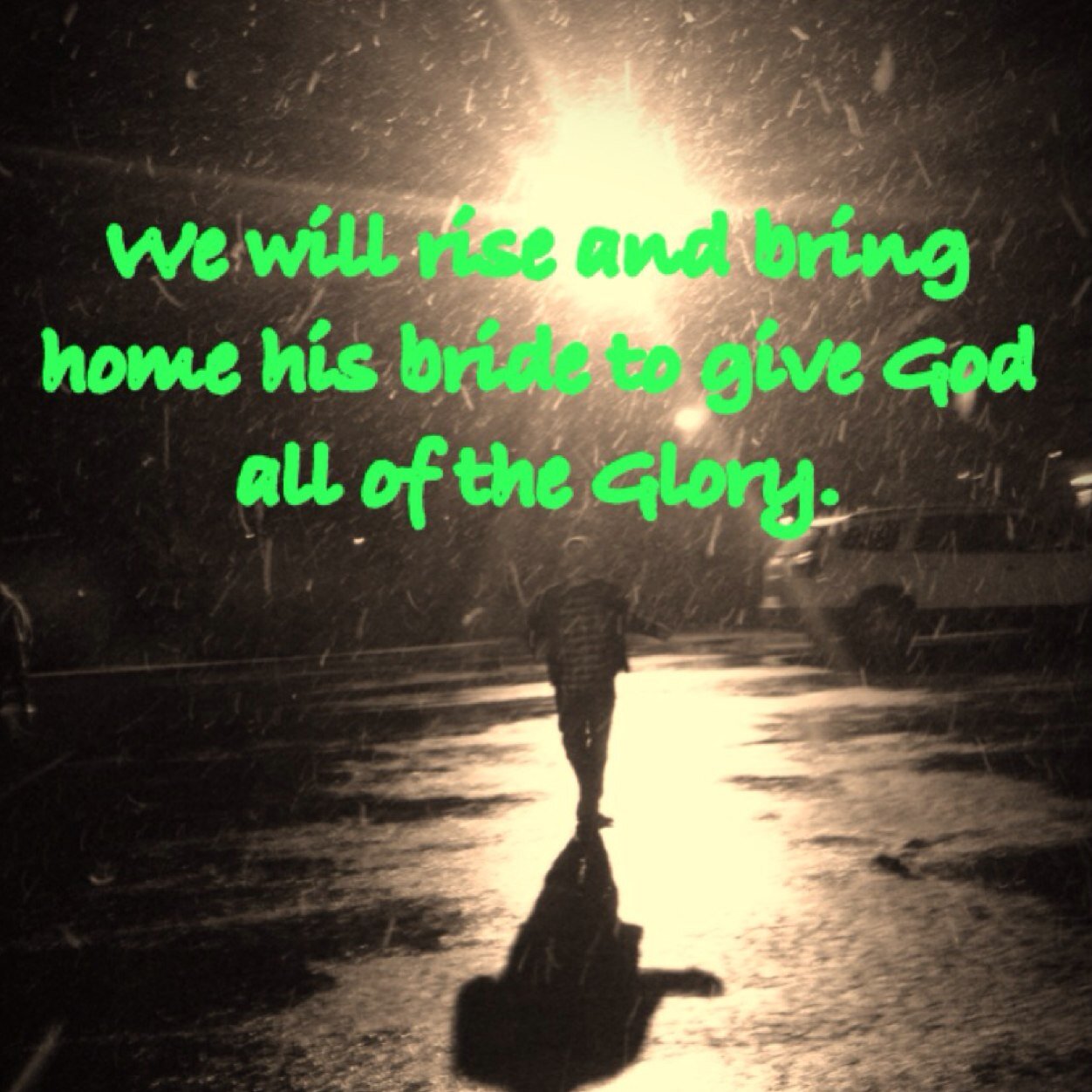 Time here on earth is short, so lets be on fire for Jesus and be the Generation we are called to be!! LET'S RISE.