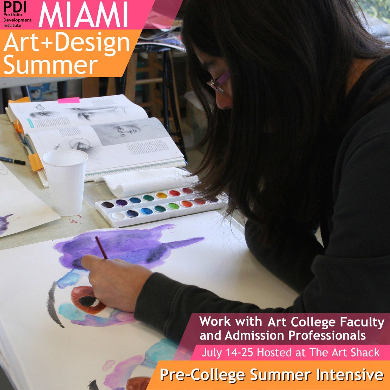 PDI-Miami provides portfolio development courses, elective courses in art & design and advising for students interested in studying art and design in College