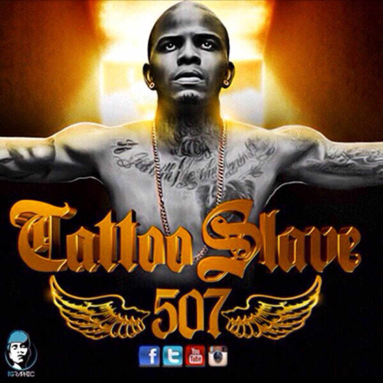 TATTOOSLAVE507 ___ DJ LUCHO tattoo is my passionlife music my heart