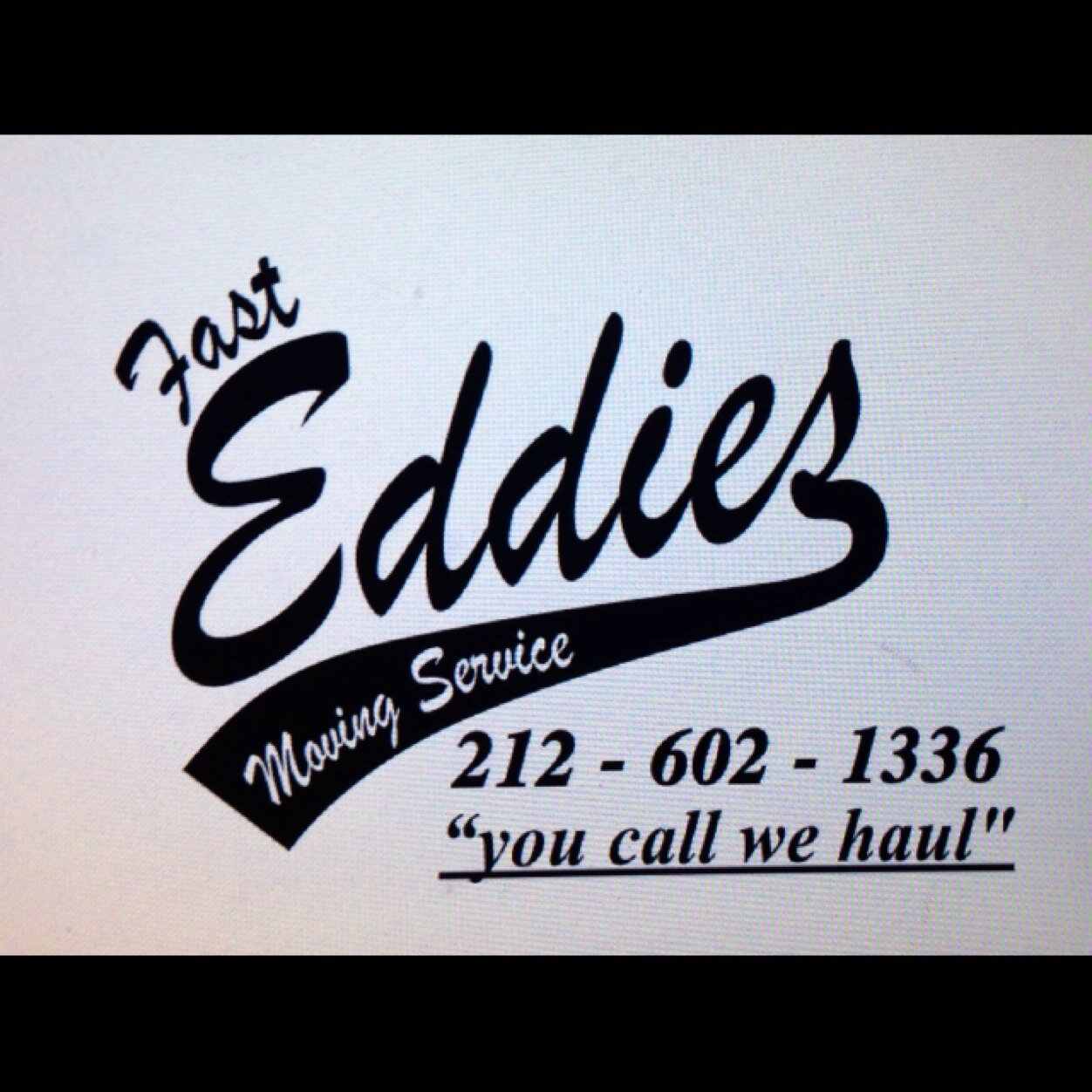 eddiesmovingsvc's profile picture. MOVING SERVICE, MAN WITH A VAN