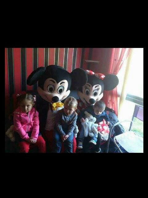 We are a small company that hire out mickey and minnie mascots in the local area, Contact us here or on facebook via our page; Mickey Minnie kids party! Thanks!