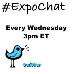 Weekly twitter chat wednesdays 3pm ET all about trade shows