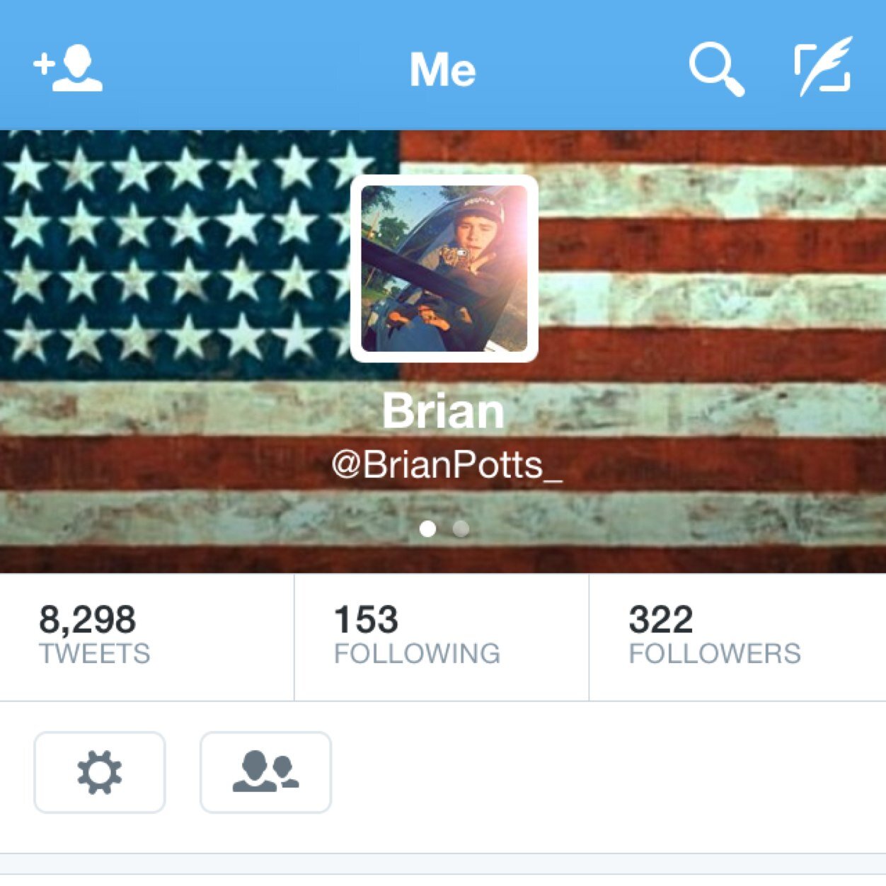 Back up account (real account @BrianPotts_)