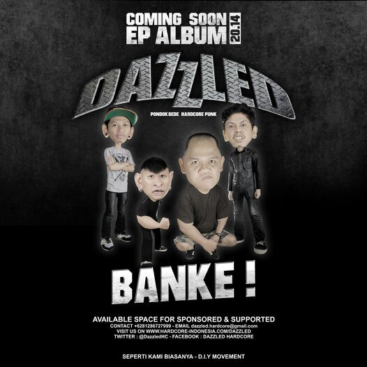 Official twitter account for Indonesian hardcore band Dazzled. Contact 081286727999