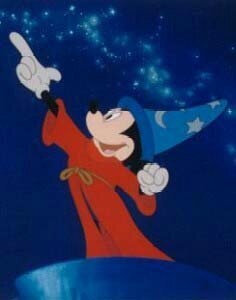 A Sorcerer's Apprentice. My Name is Mickey Mouse but at home they call me King Mickey, My Love and my Queen is @Samantha_Mouse_