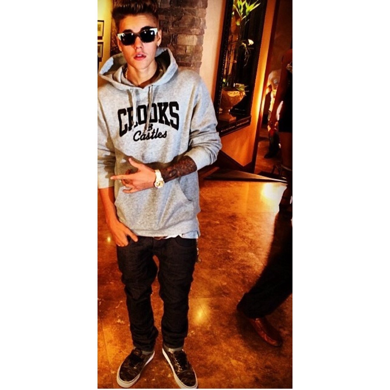 im in love with a white boy who thinks hes black.                                                                 
   23/7/13❤