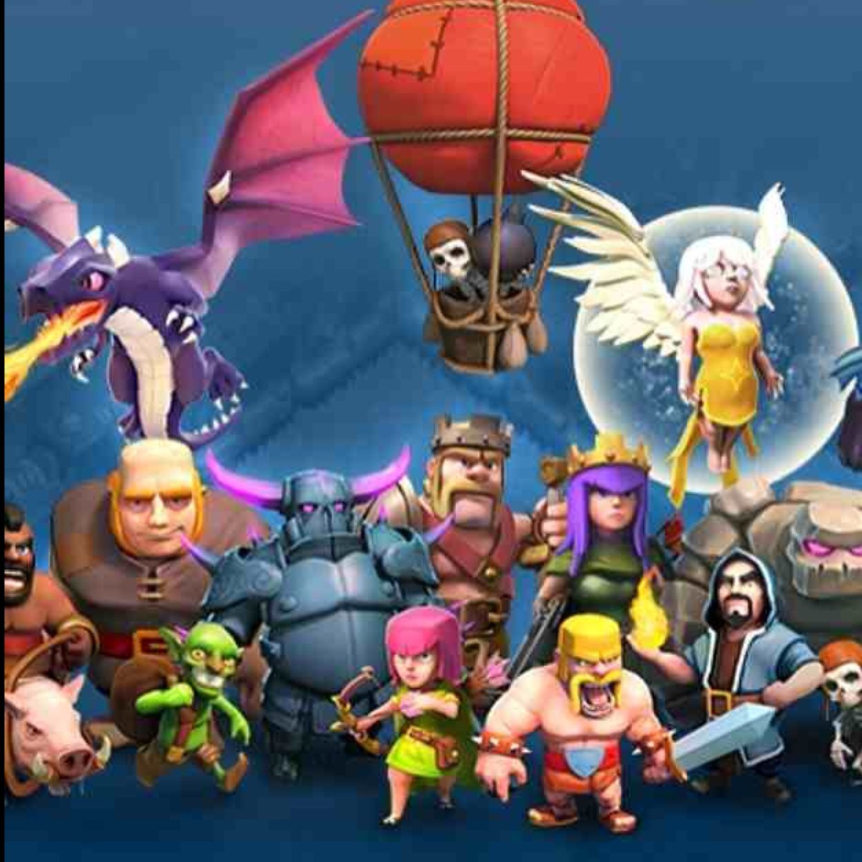 Join Us On Clash Of Clans, 
Down Range