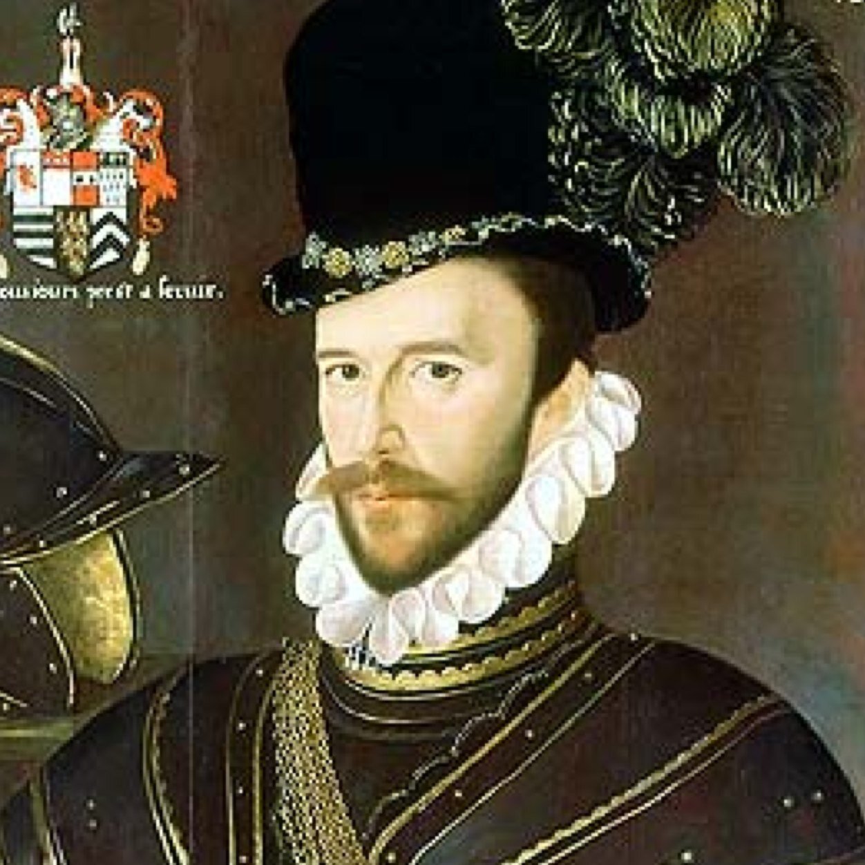 Sir Francis Drake
(1545-1596) 
British explorer, slave-trader, and privateer in the service of England, Major of Plymouth, & Naval Officer.