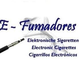 EFumadores's profile picture. http:http://t.co/OS8JC7tmUR & http://t.co/cm3mOTxybV Kwaliteit, service en advies, Calidad, buen servicio y información. Quality, service and information. #ecig