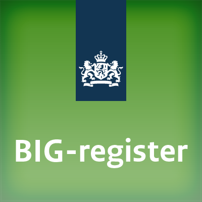 Dit is het officiële twitter account van het BIG-register| antwoord op vragen over uw BIG-registratie| voor zorgverleners| maandag t/m vrijdag 8.30-17.00 uur