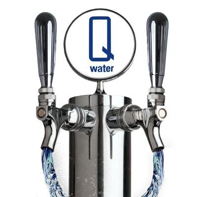 Q water: “Still and Sparkling water on Tap”. Water, the way it was meant to taste, & NO added sodium. Available for the Hospitality Industry, Office & Home