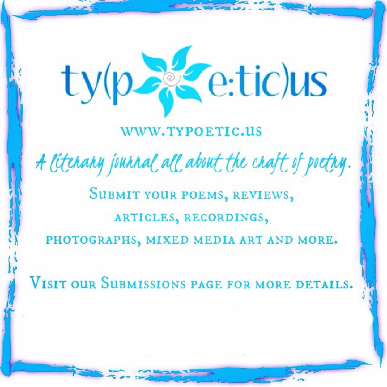 An online lit magazine about everything poetry.