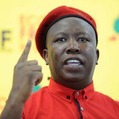 Leader of the Economic Freedom Fighters and the next president of South Africa