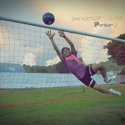 Cules #ViscaBarca GoalKepeer Di Bawa Mistar Gawang