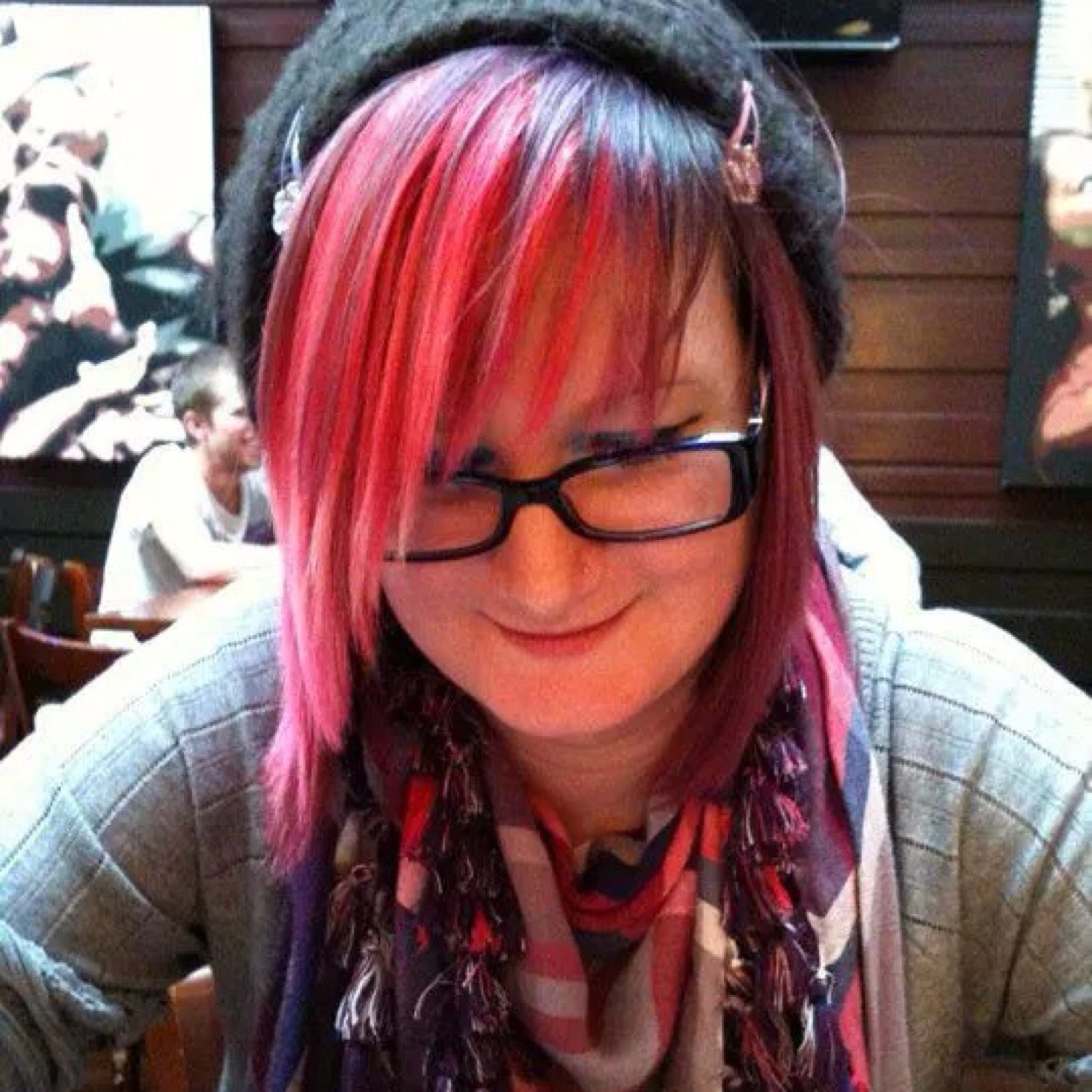 science tech, procrastinator, geek, lover of hair dye, tea and d&d, collector of pretty dice