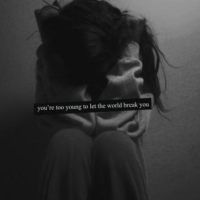we're all a little broken, and that's okay // new acc, follow back? x