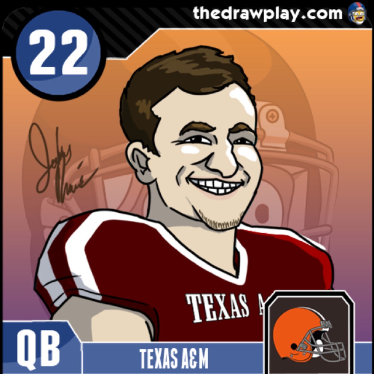 Johnny Football. Taking the Browns to the Super Bowl (the real SuperBowl, not the toilet). Parody (not the real Manziel).