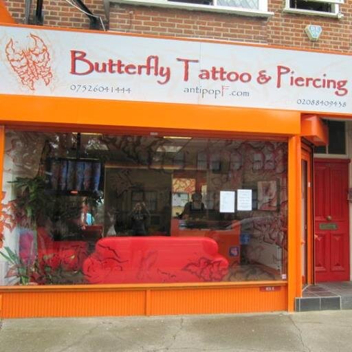 Tattoo & Piercing studio. 61 Greenford Avenue, Hanwell W7 1LL - Mon-Sat: 10:30-18:30. Sundays & Bank Hol: 12:00-18:00 - 02088409438 - Antipopf@gmail.com