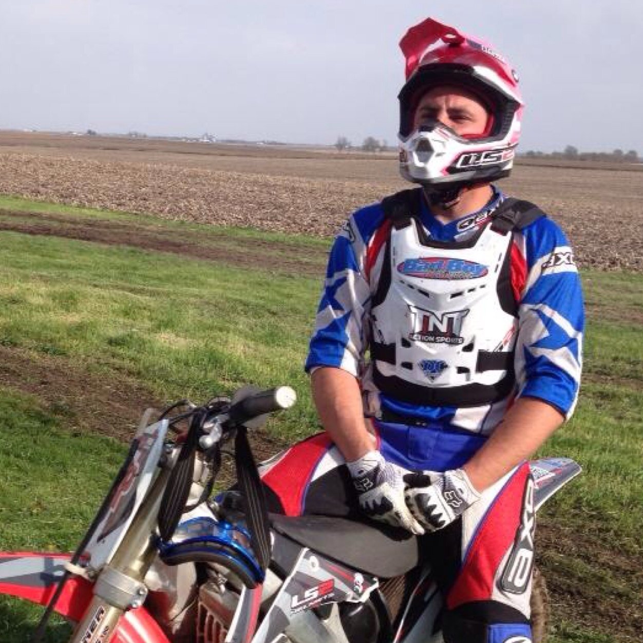Grew up on the pegs of a dirtbike, ive been racing since i was 4 but have been at the race track since i was 2 months old!