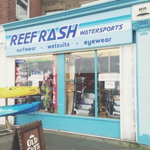 Official twitter for Reef Rash cleethorpes. Surf, skate, watersports, and clothing.   Email the shop at info@reefrash.co.uk or ring 01472 690098