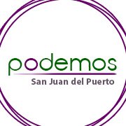 Cuenta Oficial Podemos San Juan del Puerto. Es el momento de que se escuche la voz de la gente, juntos podemos cambiar las cosas. Hacer cosas, cambia las cosas.