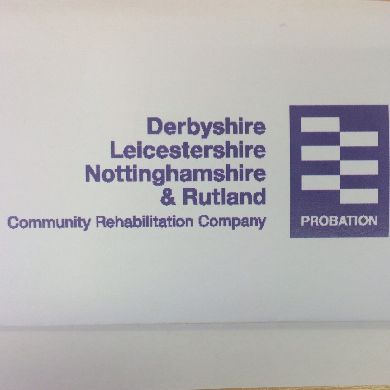 Derbyshire Leicestershire Nottinghamshire & Rutland Community Rehabilitation Company - Probation Provider. Transforming Lives, Reducing Crime