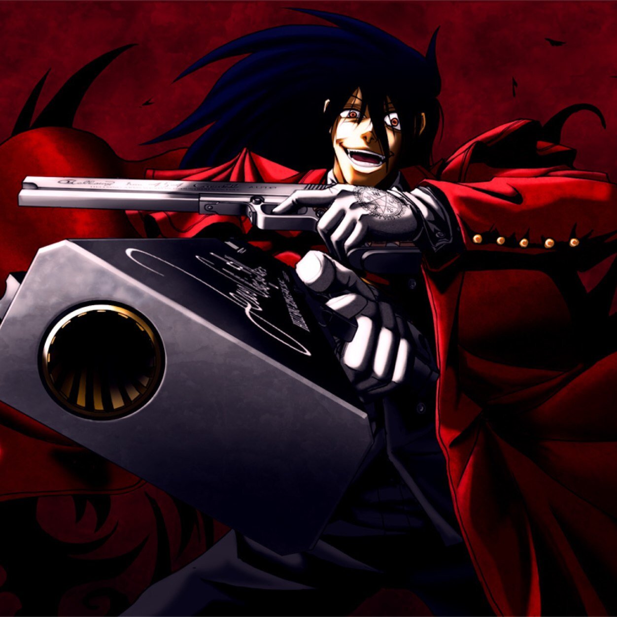Hahahahaha im a vampire with a human master thats all you need to know My master is Integra Hellsing and im the master of the Police girl