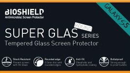 We have to use Antibacterial screen protector by Bioshield.