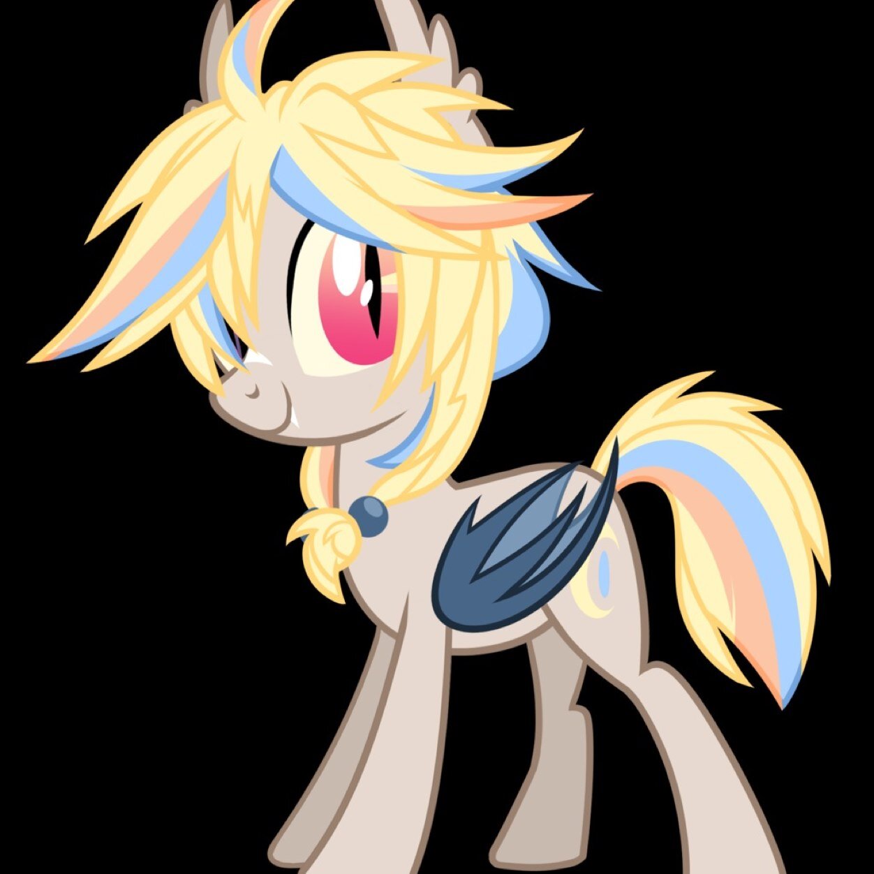 Hello! I'm Rabid Blood Fang, but you can call me Rabid. I'm a bat pony and I'm vegetarian. #single  #savederpy I'm going to be hiding in costumes sometimes. Ok?