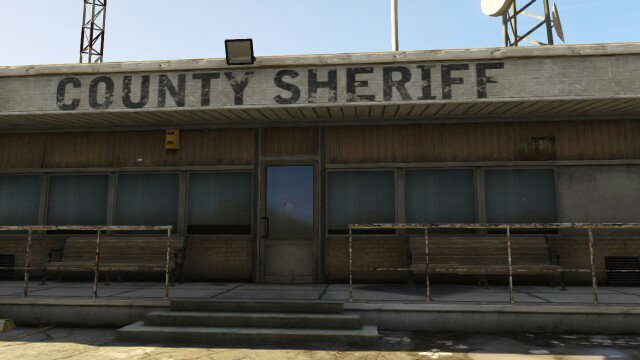 The official Sandy Shores Sheriff's Station. We do all for your security.