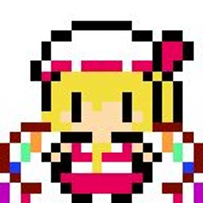 Len そのさん フランちゃん アイコンはリクエストくれれば打つし 使っていいよー こんなんでよければ 東方 32 32 ドット絵 東方1024マス Http T Co Ixvz1wpois