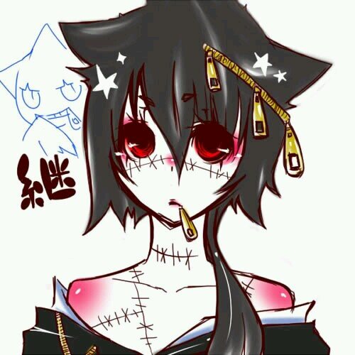huh you dont like it in the dark? ...But its so nice...#single #wild brother @baneofghosts [banette] [gijinka]
