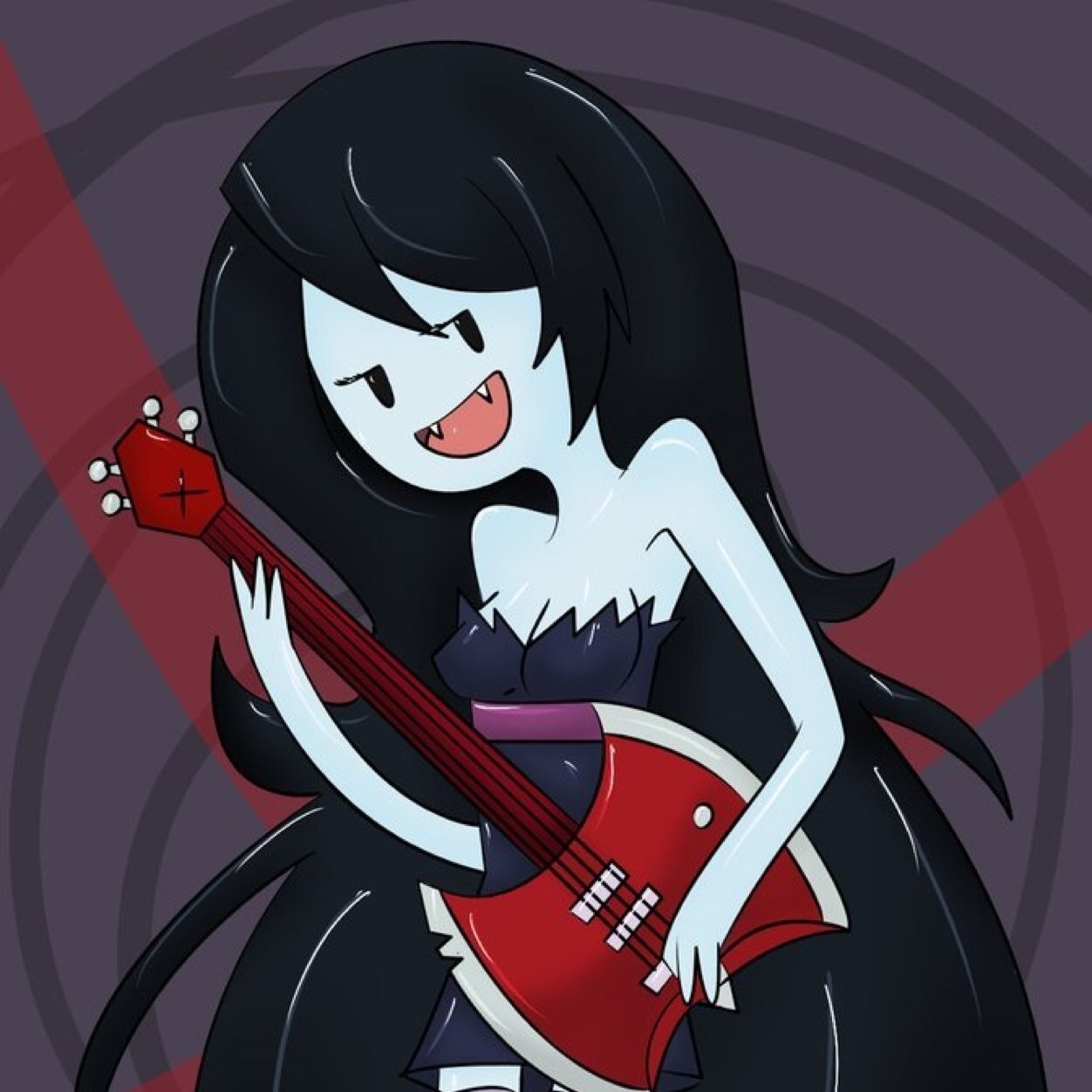Hey, the name's Marceline. There's not much else I can really say about me..other than the fact that I'm undead and I play the bass..wanna hang out? [Rp 18+]