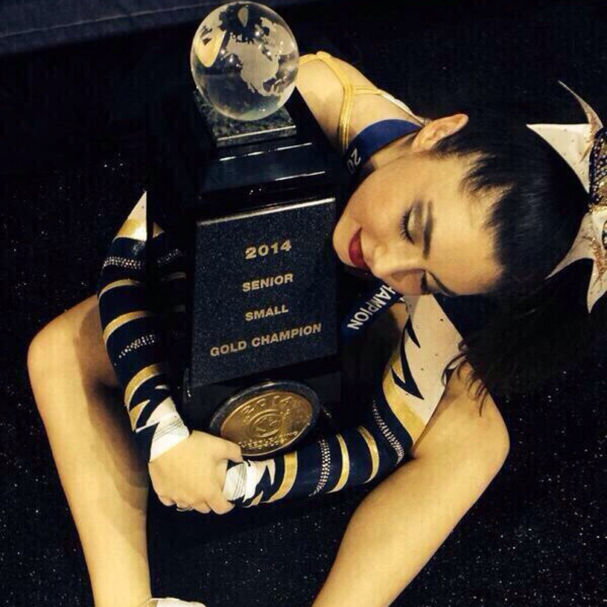 always the last girl to leave the gym. Philippians 4:13 ❤️ allstar cheerleader