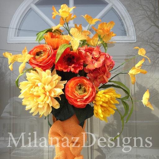 milanaZdesigns's profile picture. Designer Handmade Wreaths/Door Decor. Available for purchase on my #Etsy shop. Custom orders are always welcome!