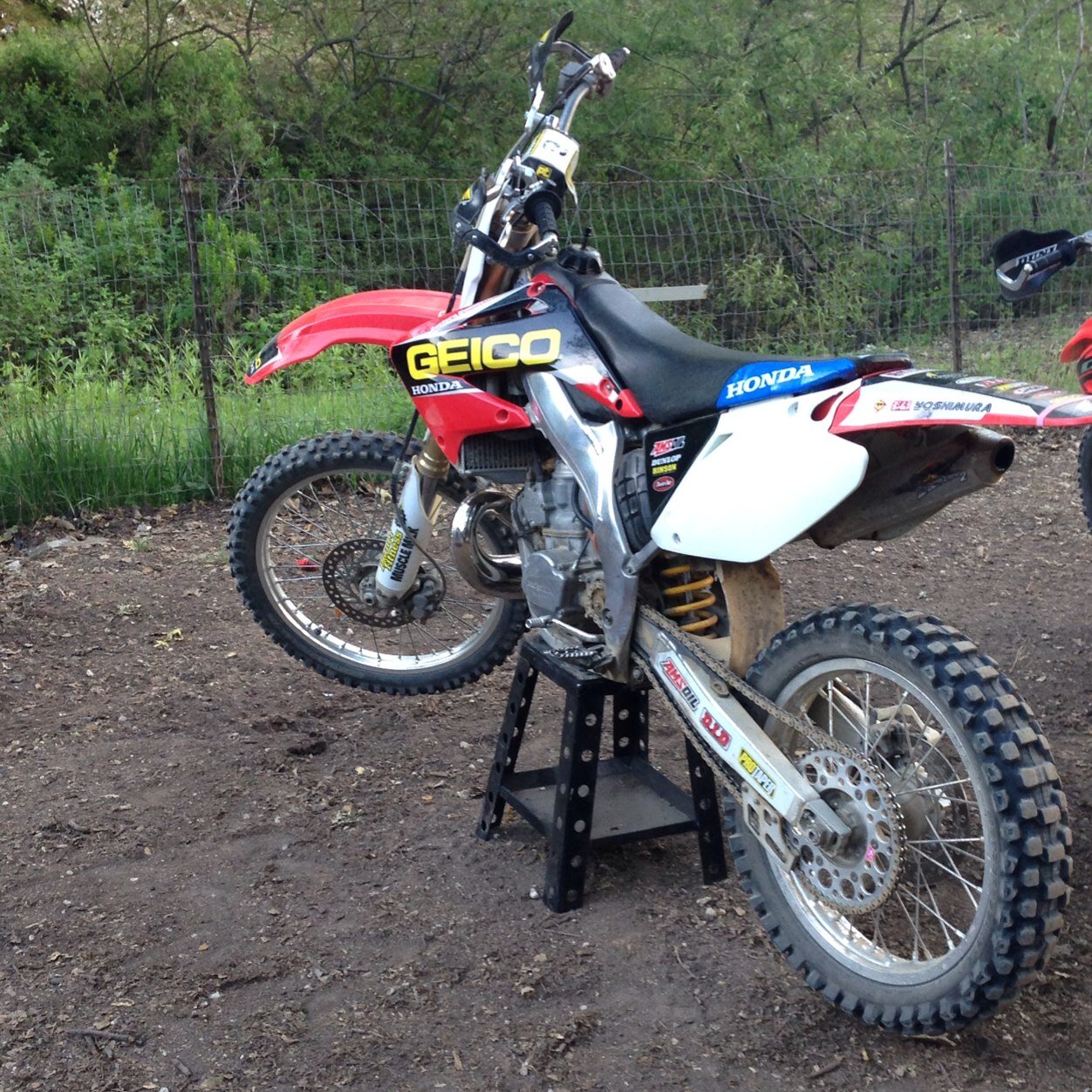 I ride dirt scooters.