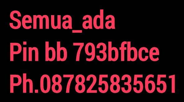 semua ada disini