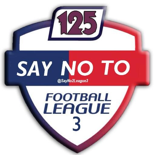SayNo2League3's profile picture. Campaign against the FA's proposals to change English football for ever. #AgainstLeague3