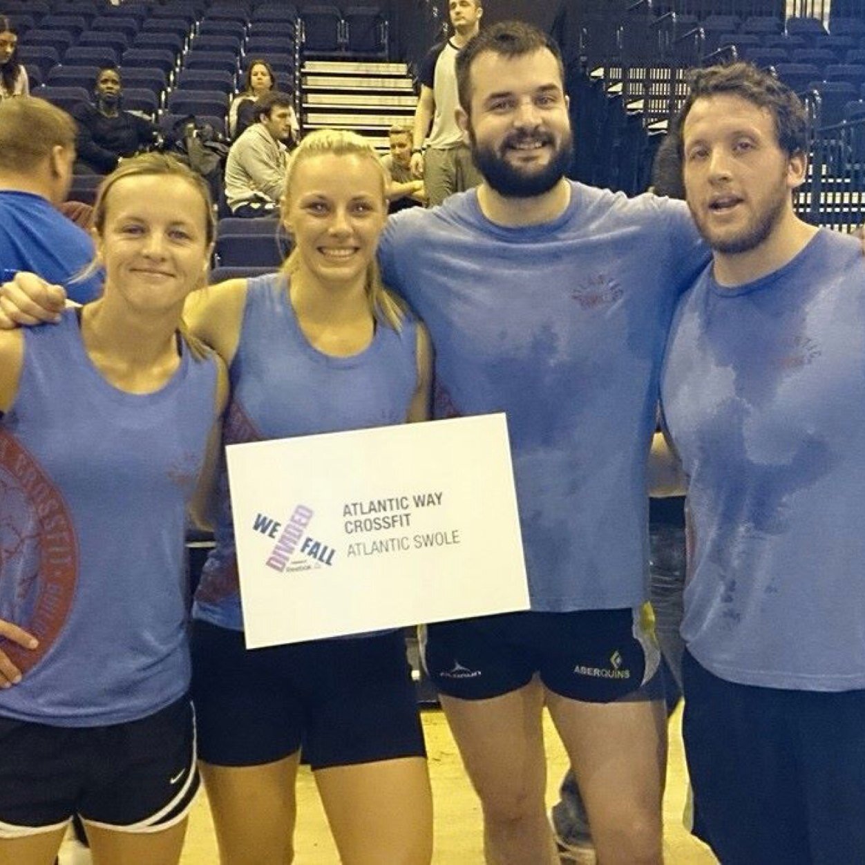 The first team of Atlantic Way Crossfit ... 12th DWF 2014