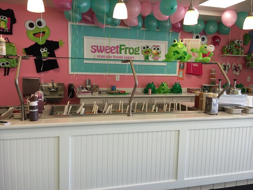 Opening day was April 21st, and we have twenty-one flavors and over 100 toppings! Nondairy and no sugar/no artificial sweeteners yogurt flavors available.