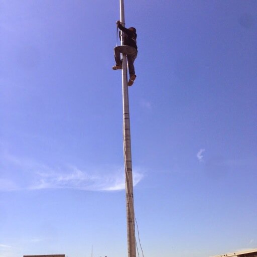 NYCFlagRepair's profile picture. Flagpole Sales , Installation & Service for the Tri-State Area. New York ,New Jersey, and Connecticut. We have bucket trucks and we also climb.