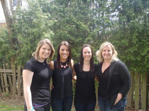 Cathy Auld, Julie Reddick, Holly Donaldson & Carly Howard. Sponsors: Fuzion, Tim Hortons, Hudco Electric, Bristol, Healthmark, Camdon Electric, SummerFresh