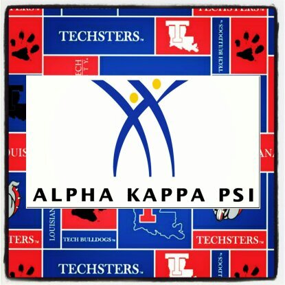 Eta Tau chapter of Alpha Kappa Psi, a co-ed professional business fraternity, at Louisiana Tech University