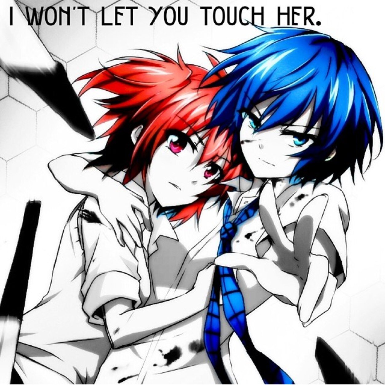 Azuma Tokaku. A virgin assassin. Age 15. I Won't let anyone touch Haru Ichinose.