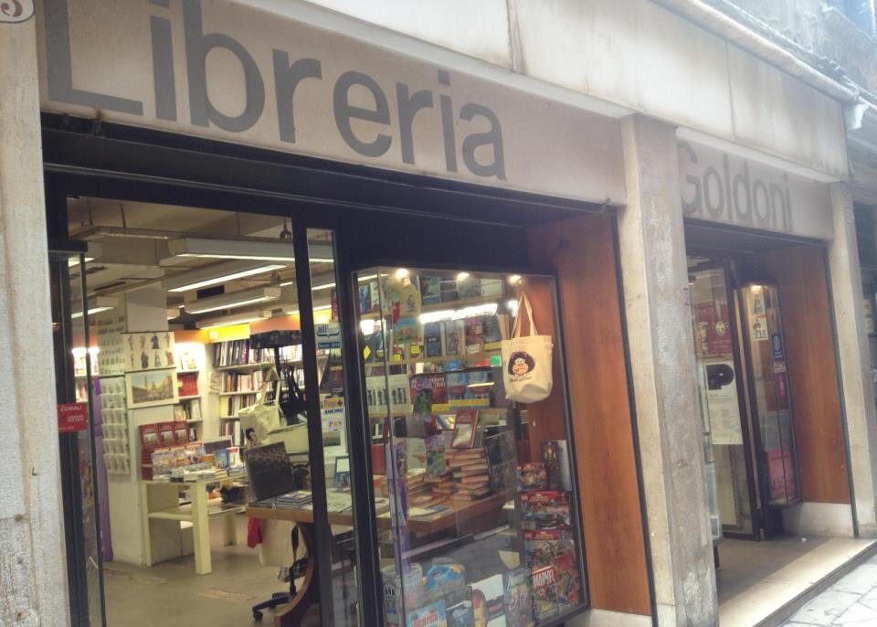 Libreria di vendita al dettaglio a due passi da San Marco e da Rialto. Venite a trovarci!