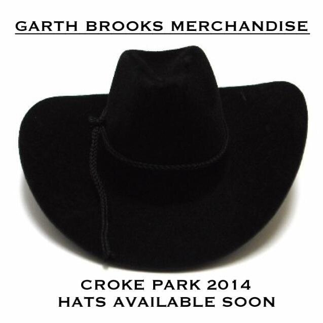 garth brooks black cowboy hat