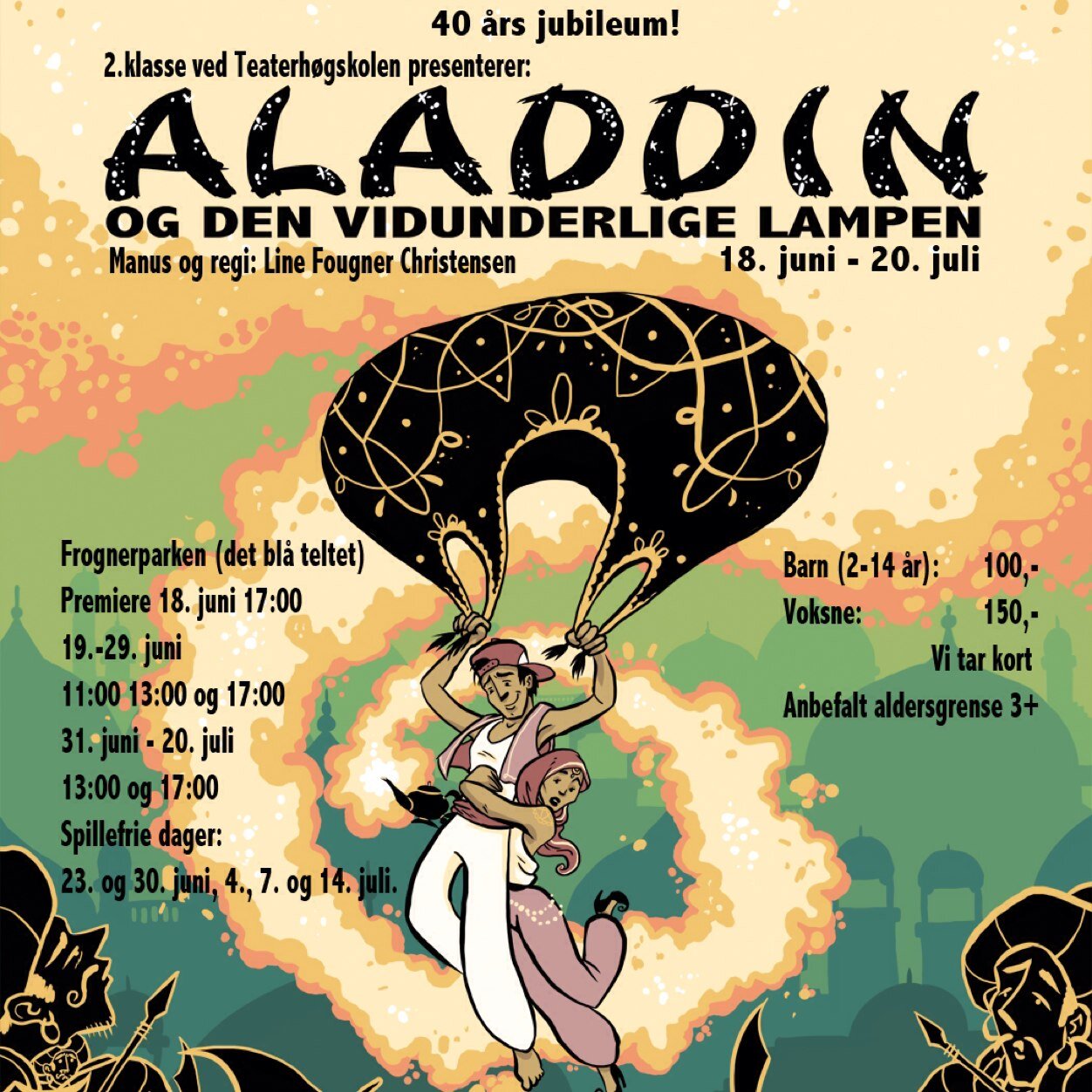 Aladdiniparken's profile picture. 3.klasse på Teaterhøgskolen!